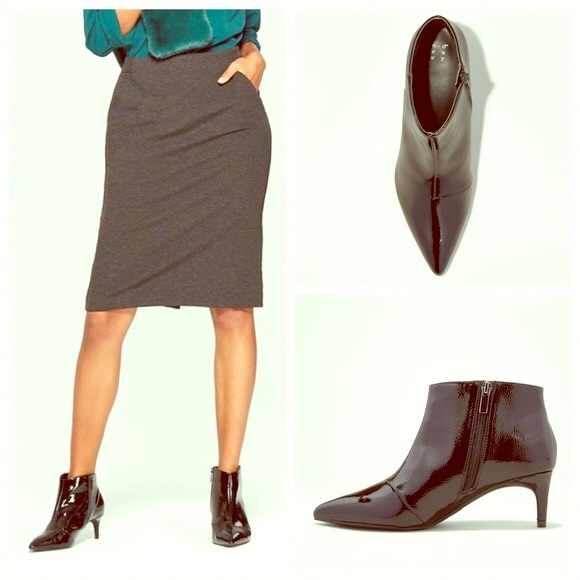 Women’s Dominic Pointed Kitten Heel Boots - Picture 1 of 3